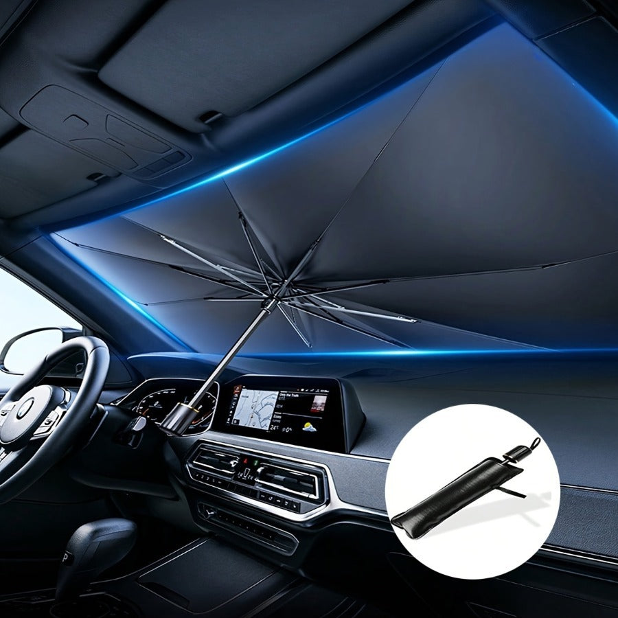 Car sunshade folding umbrella