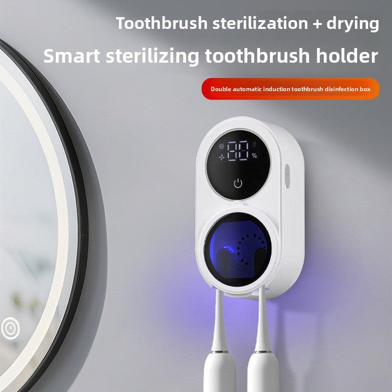 Smart UV Toothbrush Sanitizer with Auto-Drying