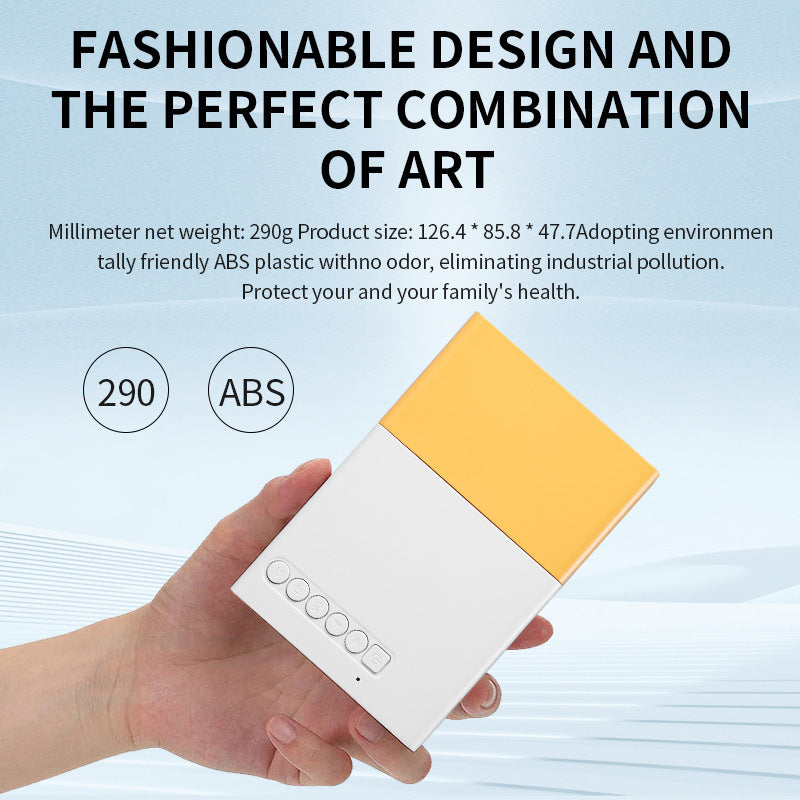 Mini Portable Home Projector with Wall Projection