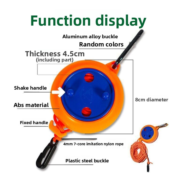 Non-drilled invisible clothes drying line